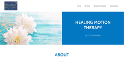 Desktop Screenshot of healingmotiontherapy.com